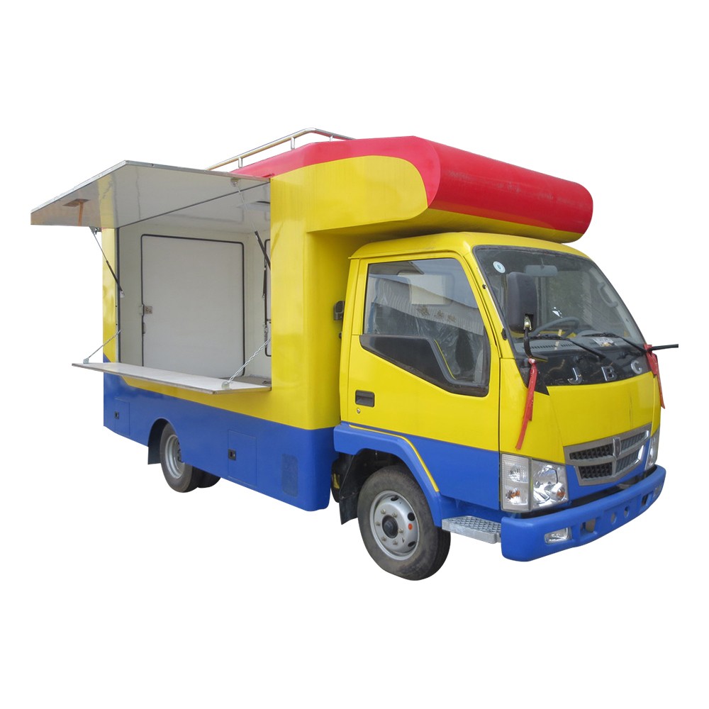 4 * 2 ديزل طعام شاحنة تموين