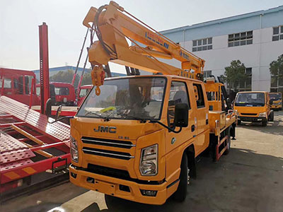 国六江铃蓝牌高空作业车