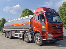 国六解放前四后八铝合金运油车